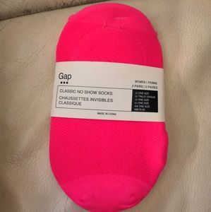 Gap Neon Pink Classic No Show Socks